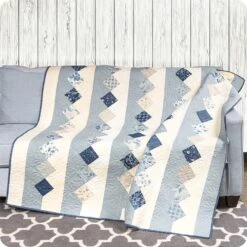 Bleu De France Jolly BarFrench General For Moda Fabrics -Quilt Muse Shop denimes full