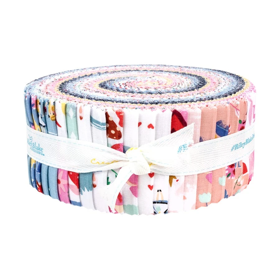 Down The Rabbit Hole 2.5" Rolie PolieJill Howarth For Riley Blake Designs 3 Down The Rabbit Hole 2.5" Rolie PolieJill Howarth For Riley Blake Designs