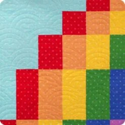 Easy Rainbow Baby Bargello Quilt KitFeaturing Beyond Bella By Annie Brady -Quilt Muse Shop easyrainbowbabybargello cu1