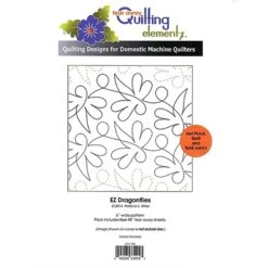 EZ Dragonflies Tear-Away Quilting Paper Urban Elementz #UTA-1005