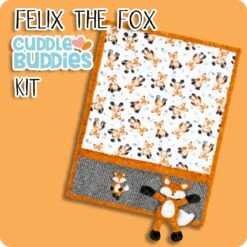 Felix The Fox Cuddle Buddies KitFeaturing Cuddle Fabric By Shannon Fabrics -Quilt Muse Shop felixfox top cs