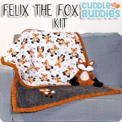 Felix The Fox Cuddle Buddies KitFeaturing Cuddle Fabric By Shannon Fabrics