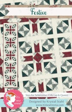 Festive Quilt PatternIt's Sew Emma #ISE-245