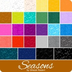 Seasons Fat Quarter BundleGhazal Razavi For Figo Fabrics -Quilt Muse Shop figo seasons ydg cs 1
