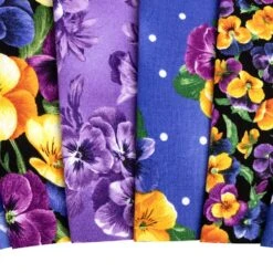 Flowerhouse Brightly So Charm PackDebbie Beaves For Robert Kaufman Fabrics -Quilt Muse Shop flowerhouse brightly so cu4