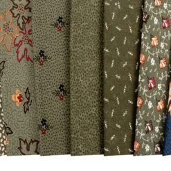 Fluttering Leaves Half Yard BundleKansas Troubles Quilters For Moda Fabrics -Quilt Muse Shop fluttering leaves cu6 1