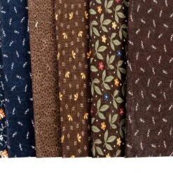 Fluttering Leaves Half Yard BundleKansas Troubles Quilters For Moda Fabrics -Quilt Muse Shop fluttering leaves cu8 1