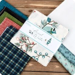 Frosty Wallhanging KitFeaturing Arrival Of Winter By Sandy Gervais -Quilt Muse Shop frosty qk3