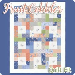 Fruit Cobbler Quilt KitFeaturing Peachy Keen By Corey Yoder -Quilt Muse Shop fruitcobbler top cs