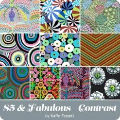 Contrast 85 & Fabulous Half Yard BundleKaffe Fassett For Free Spirit Fabrics -Quilt Muse Shop fs 85andfabulous contrast cs 2
