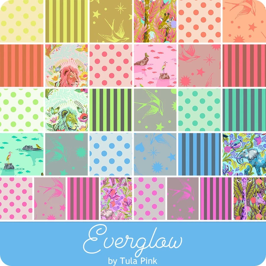 Everglow One Yard BundleTula Pink For Free Spirit Fabrics 12 Everglow One Yard BundleTula Pink For Free Spirit Fabrics - Image 10
