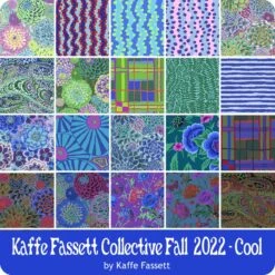 Cool Kaffe Fassett Fall 2022 6" Design StripsKaffe Fassett Collective For Free Spirit Fabrics -Quilt Muse Shop fs kaffefassett2022 cool ydg 900 2 1 2