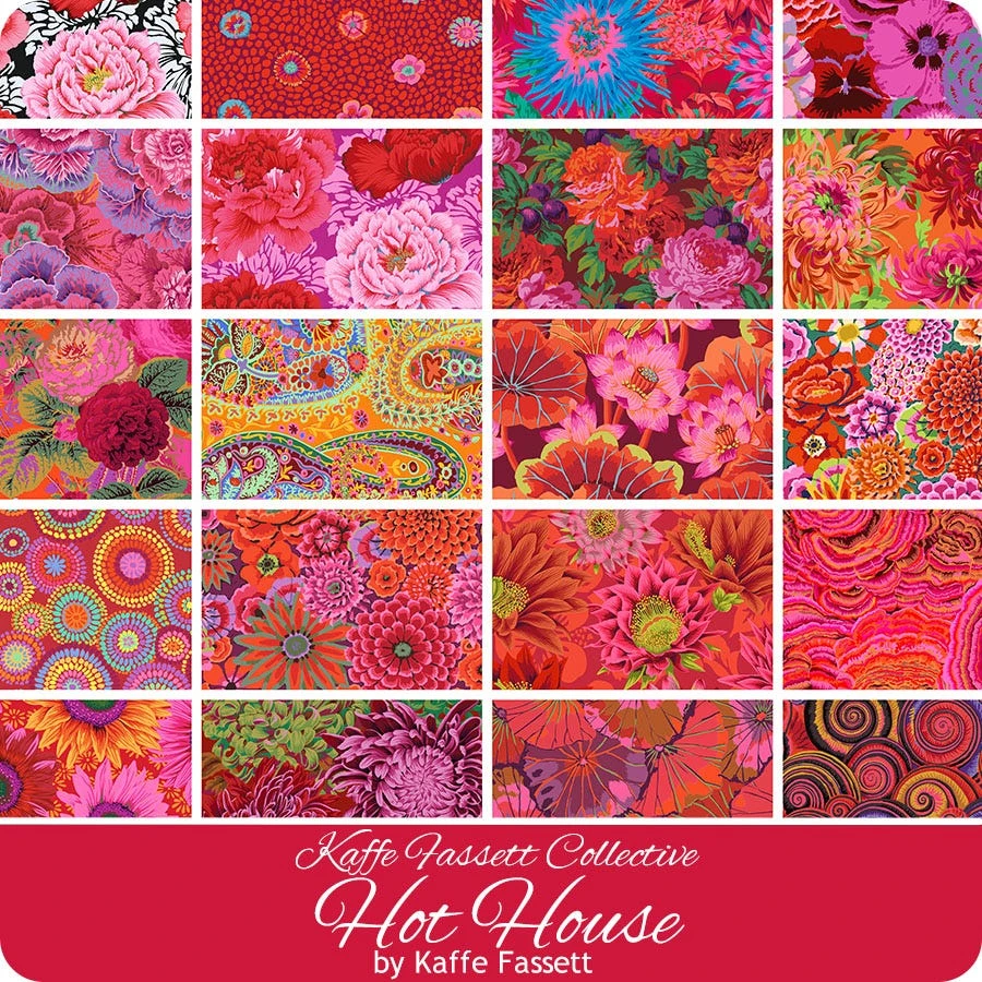Kaffe Fassett Collective Hot House Half Yard BundleKaffe Fassett For FreeSpirit Fabrics 3 Kaffe Fassett Collective Hot House Half Yard BundleKaffe Fassett For FreeSpirit Fabrics