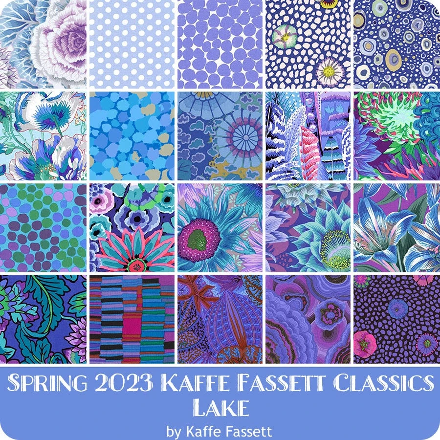 Spring 2023 Kaffe Fassett Classics Lake Charm PackKaffe Fassett For Free Spirit Fabrics 8 Spring 2023 Kaffe Fassett Classics Lake Charm PackKaffe Fassett For Free Spirit Fabrics - Image 6