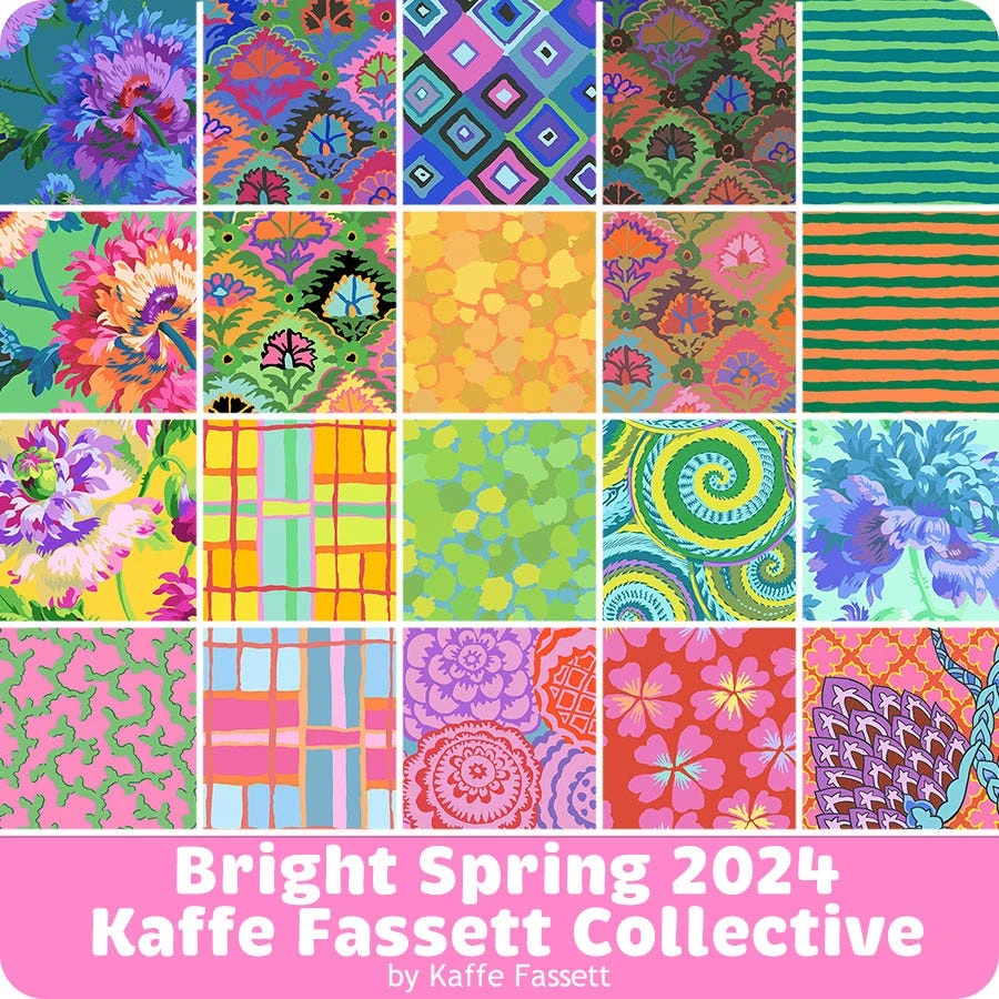 Bright Spring 2024 Kaffe Fassett Collective 6" Design StripsKaffe Fassett For FreeSpirit Fabrics 3 Bright Spring 2024 Kaffe Fassett Collective 6" Design StripsKaffe Fassett For FreeSpirit Fabrics