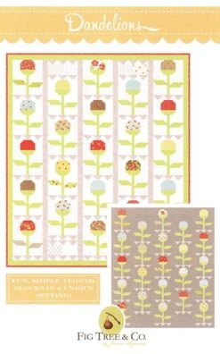 Dandelions Quilt PatternFig Tree Quilts #FTQ-1805