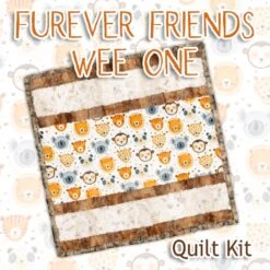 Furever Friends Wee One Quilt KitFeaturing Cuddle Fabric By Shannon Fabrics -Quilt Muse Shop fureverfriends top cs