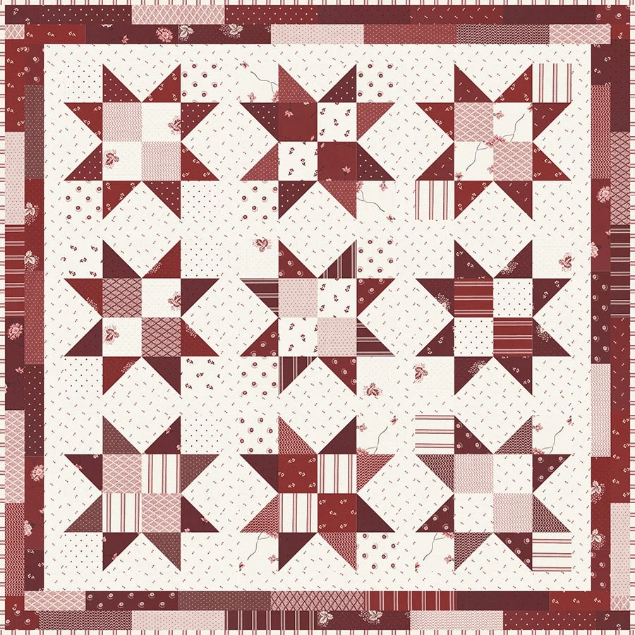 Red And White Gatherings Jolly BarPrimitive Gatherings For Moda Fabrics 12 Red And White Gatherings Jolly BarPrimitive Gatherings For Moda Fabrics - Image 10
