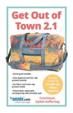 Get Out Of Town 2.1 Sewing PatternByAnnie #PBA-227-2.1