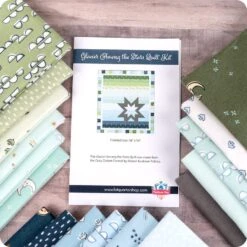 Glacier Among The Stars Quilt KitFeaturing Cozy Cotton Flannel By Robert Kaufman Fabrics -Quilt Muse Shop glacier among the stars qk1