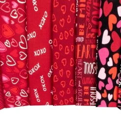 Happy Hearts 5 Karat CrystalsNancy McKenzie For Wilmington Prints -Quilt Muse Shop happy hearts cu2 3