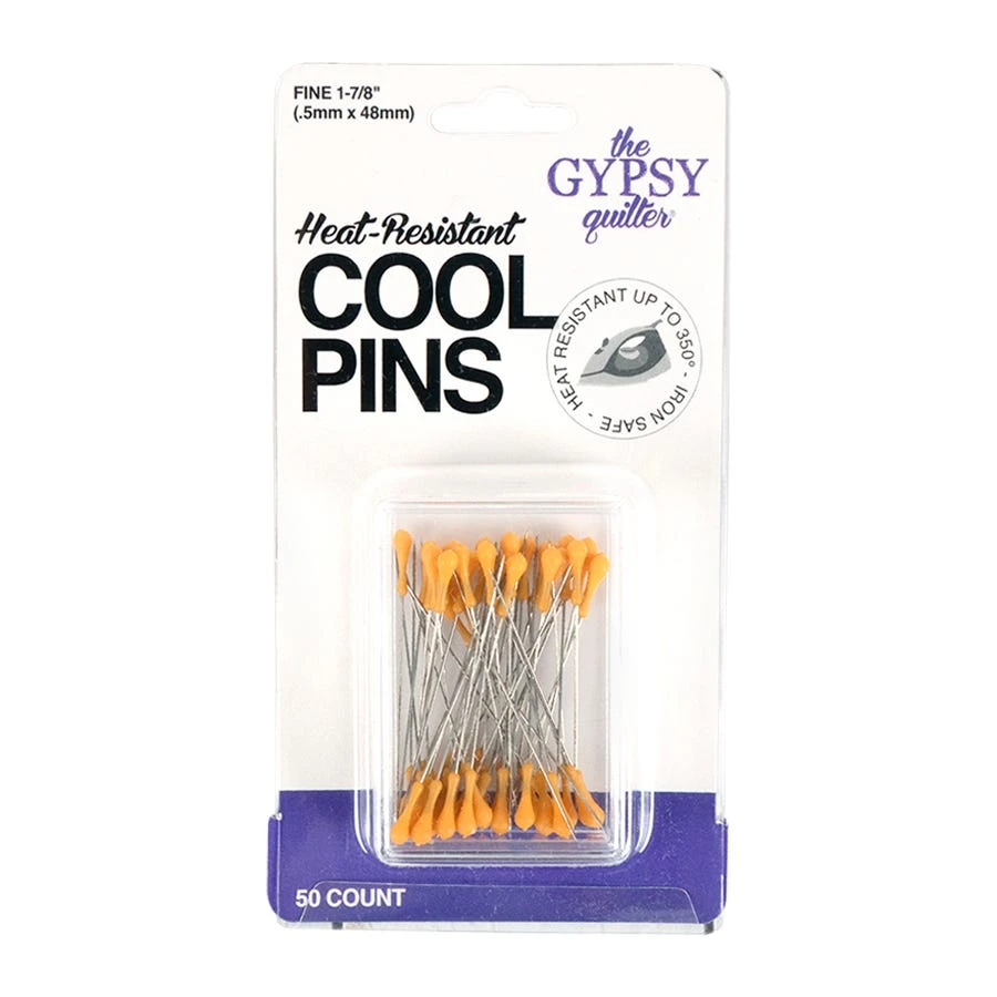 50 Count Aura Orange Cool PinsThe Gypsy Quilter #TGQ098 4 50 Count Aura Orange Cool PinsThe Gypsy Quilter #TGQ098 - Image 2