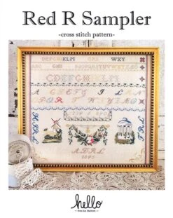 The Red R Sampler Cross Stitch PatternHello From Liz Mathews