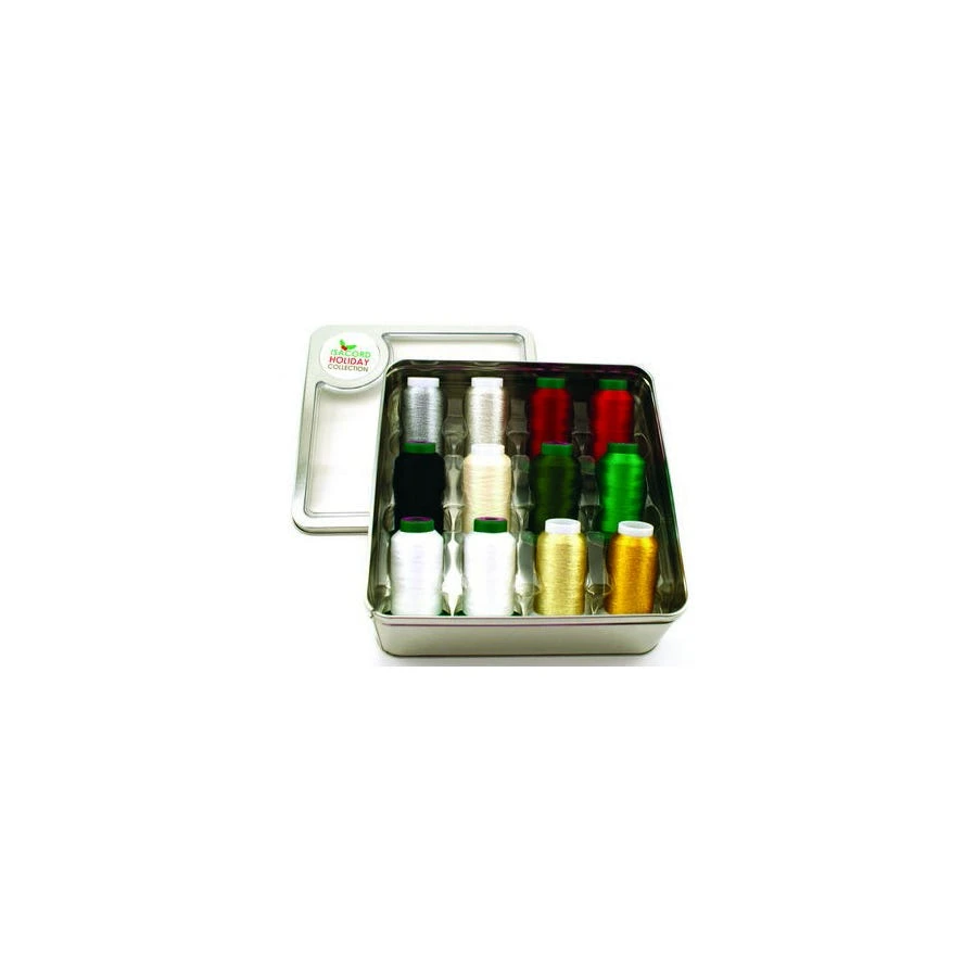 12 Spool Isacord Holiday Thread TinIsacord Thread #HOLIDAYTIN 3 12 Spool Isacord Holiday Thread TinIsacord Thread #HOLIDAYTIN