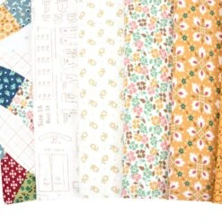 Home Town Teal One Yard BundleLori Holt For Riley Blake Designs -Quilt Muse Shop home town teal oyb cu1