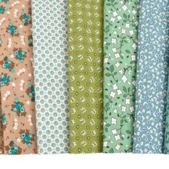 Home Town Teal One Yard BundleLori Holt For Riley Blake Designs -Quilt Muse Shop home town teal oyb cu3