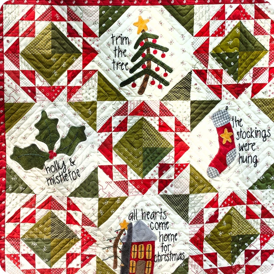 Home For The Holidays Quilt KitFeaturing Joyful Gatherings By Primitive Gatherings 10 Home For The Holidays Quilt KitFeaturing Joyful Gatherings By Primitive Gatherings - Image 8