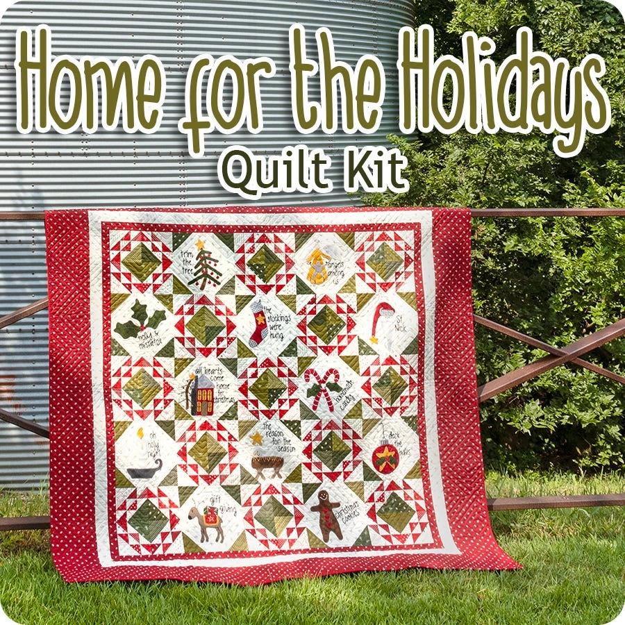 Home For The Holidays Quilt KitFeaturing Joyful Gatherings By Primitive Gatherings 3 Home For The Holidays Quilt KitFeaturing Joyful Gatherings By Primitive Gatherings