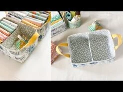 Divided Fabric Basket Downloadable PDF Sewing PatternMinki Kim 6 Divided Fabric Basket Downloadable PDF Sewing PatternMinki Kim -Quilt Muse Shop hqdefault 47 28