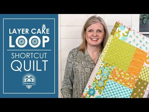 Layer Cake Loop Quilt KitFeaturing Linen Cupboard By Fig Tree Quilts 12 Layer Cake Loop Quilt KitFeaturing Linen Cupboard By Fig Tree Quilts - Image 10