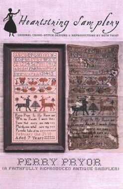 Perry Pryor Sampler Cross Stitch PatternHeartstring Samplery