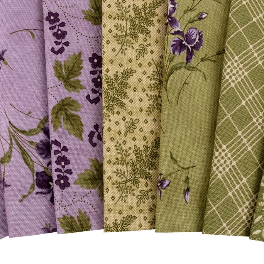 Iris & Ivy Fat Eighth BundleJan Patek For Moda Fabrics 6 Iris & Ivy Fat Eighth BundleJan Patek For Moda Fabrics - Image 4