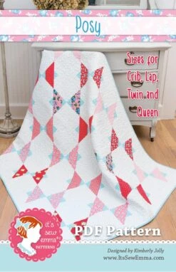 Posy Downloadable PDF Quilt PatternIt's Sew Emma