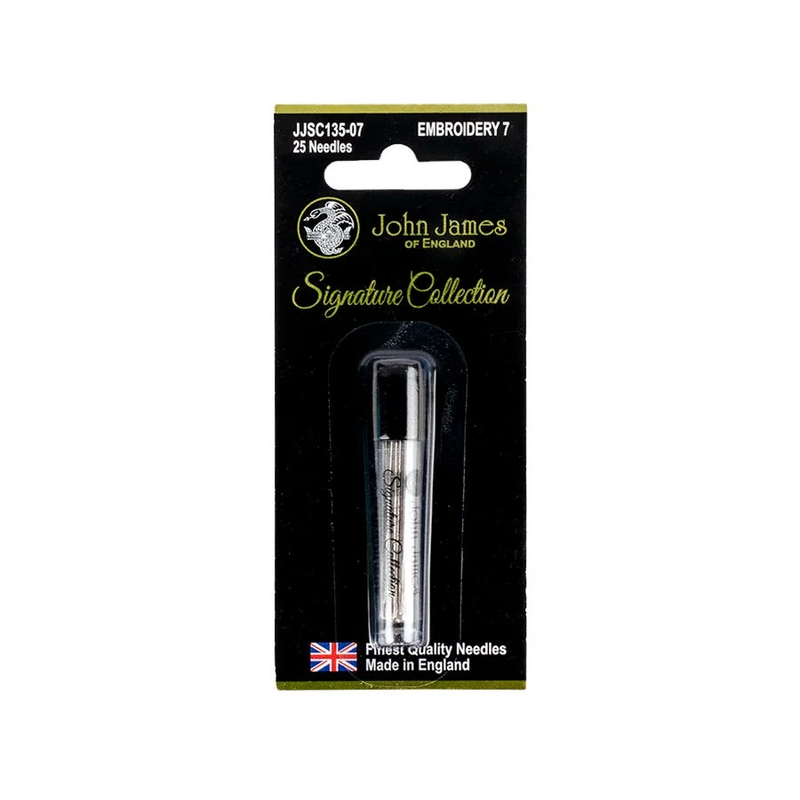 John James Signature Collection Embroidery Size 7 NeedlesJohn James #JJSC135-07 3 John James Signature Collection Embroidery Size 7 NeedlesJohn James #JJSC135-07