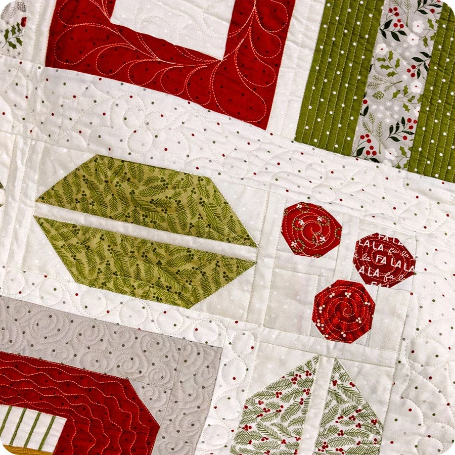 Jolly Holiday Quilt KitFeaturing Christmas Eve By Lella Boutique 6 Jolly Holiday Quilt KitFeaturing Christmas Eve By Lella Boutique - Image 4