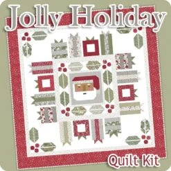 Jolly Holiday Quilt KitFeaturing Christmas Eve By Lella Boutique 22 Jolly Holiday Quilt KitFeaturing Christmas Eve By Lella Boutique -Quilt Muse Shop jollyholiday top cs