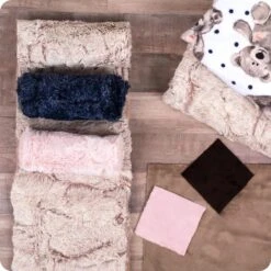 Kimber Bear Cuddle Buddies KitFeaturing Cuddle Fabric By Shannon Fabrics -Quilt Muse Shop kimber bear cuddle buddies 1