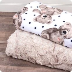 Kimber Bear Cuddle Buddies KitFeaturing Cuddle Fabric By Shannon Fabrics -Quilt Muse Shop kimber bear cuddle buddies 2