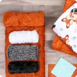 Felix The Fox Cuddle Buddies KitFeaturing Cuddle Fabric By Shannon Fabrics -Quilt Muse Shop kimber bear cuddle buddies felix the fox out1