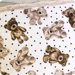 Kimber Bear Cuddle Buddies KitFeaturing Cuddle Fabric By Shannon Fabrics -Quilt Muse Shop kimberbear cu4