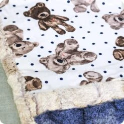 Kimber Bear Cuddle Buddies KitFeaturing Cuddle Fabric By Shannon Fabrics -Quilt Muse Shop kimberbear cu5