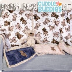 Kimber Bear Cuddle Buddies KitFeaturing Cuddle Fabric By Shannon Fabrics