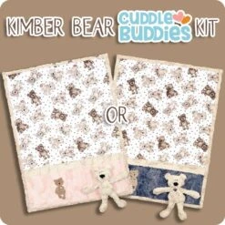 Kimber Bear Cuddle Buddies KitFeaturing Cuddle Fabric By Shannon Fabrics -Quilt Muse Shop kimberbear top cs
