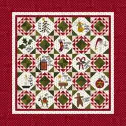 Home For The Holidays Quilt KitFeaturing Joyful Gatherings By Primitive Gatherings 27 Home For The Holidays Quilt KitFeaturing Joyful Gatherings By Primitive Gatherings -Quilt Muse Shop kit49210