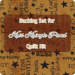 Backing Set For Kris Kringle Panel Quilt Kit4.5 Yards Of SKU# C13446-GOLD