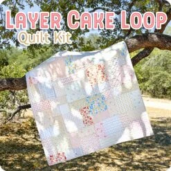 Layer Cake Loop Quilt KitFeaturing Linen Cupboard By Fig Tree Quilts